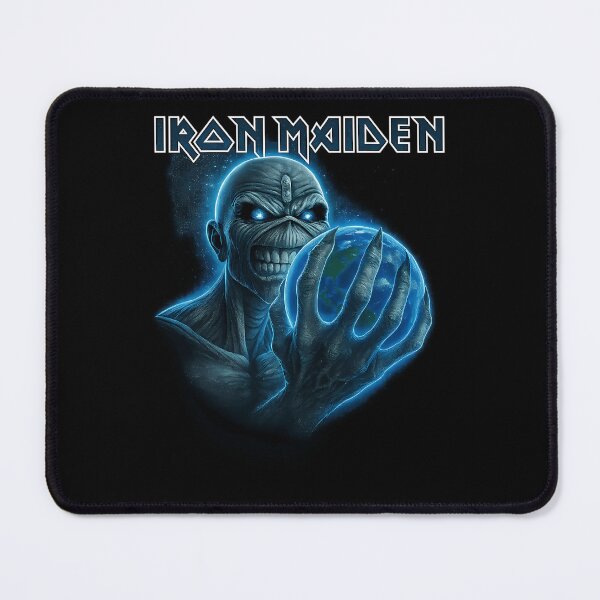 Item preview, Iron Maiden A Different World Blue Monster Holding Planet designed and sold by Olly147.