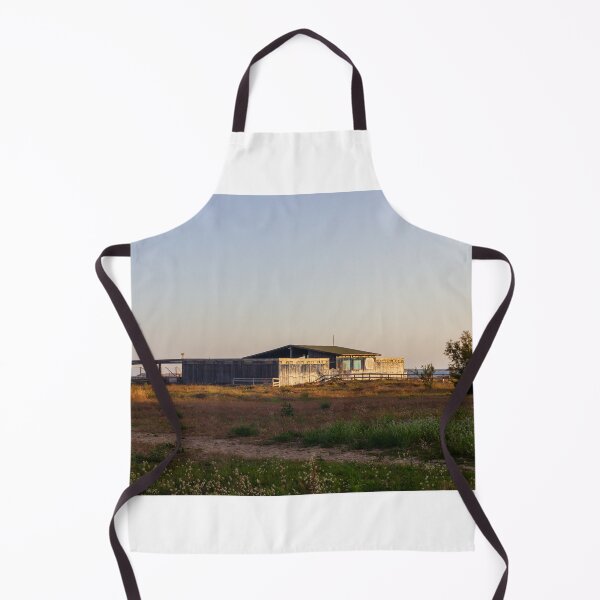 Item preview, Abandoned Wooden Beach Shack on Seaside Dunes at Sunset With Wild Grass and Calm Sea designed and sold by Nmallia.