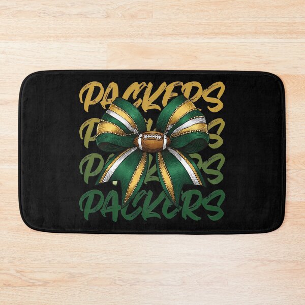 Item preview, Packers Green Gold Football Bow designed and sold by NicoleCru18865.