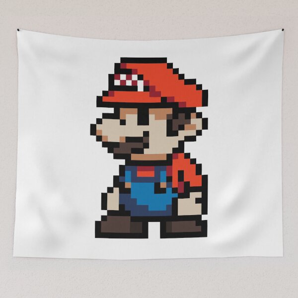 Aperçu de l'œuvre Super Mario 8 Bit Pixel créée et vendue par Shiningsticker8.