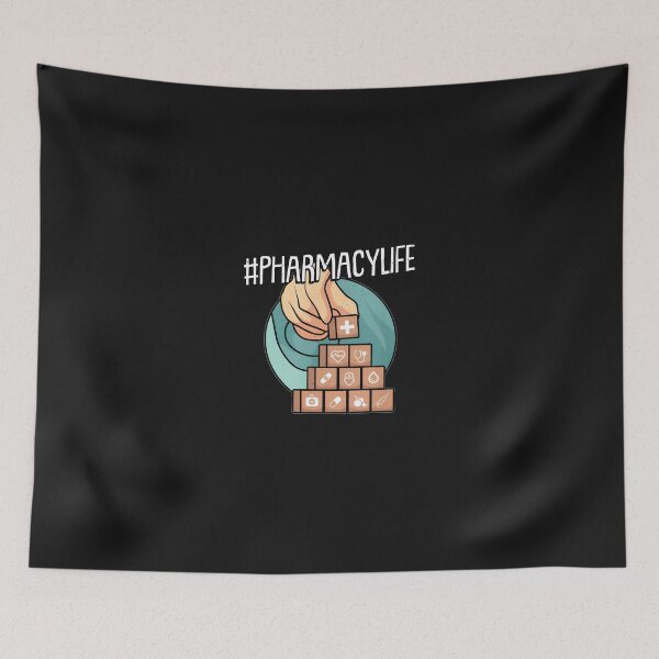 Item preview, Pharmacy Life Icons Stacked Hand Healthcare designed and sold by campsderre.
