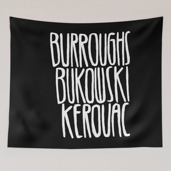 Item preview, Beatnik writers, Burroughs, Bukowski, Kerouac designed and sold by badlydrawnbabe.