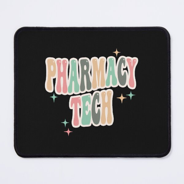 Item preview, Pharmacy Tech Retro Bubbly Pastel Stars Design designed and sold by drexelalb.