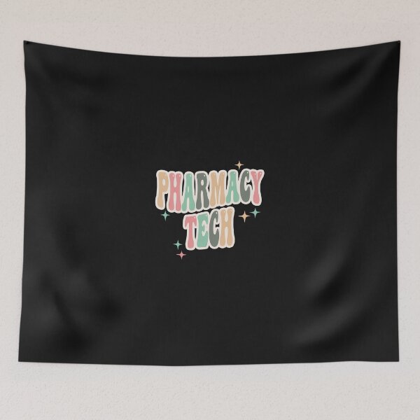 Item preview, Pharmacy Tech Retro Bubbly Pastel Stars Design designed and sold by drexelalb.