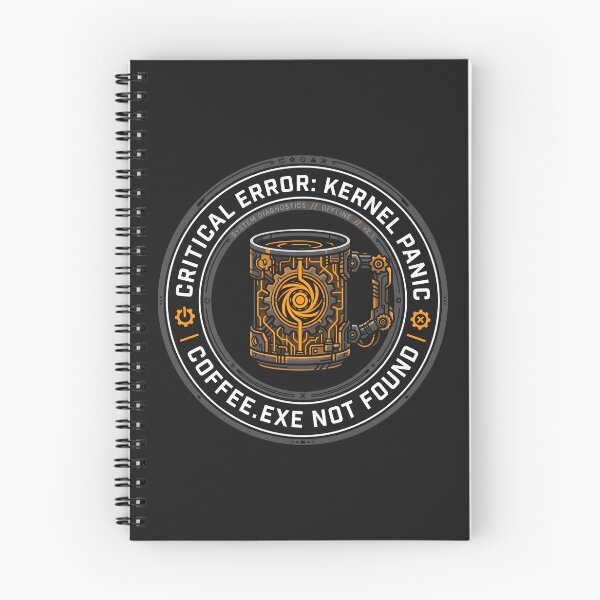 Item preview, Kernel Panic Coffee - Cyberpunk IT Tech Mug Graphic designed and sold by SplashTastic.