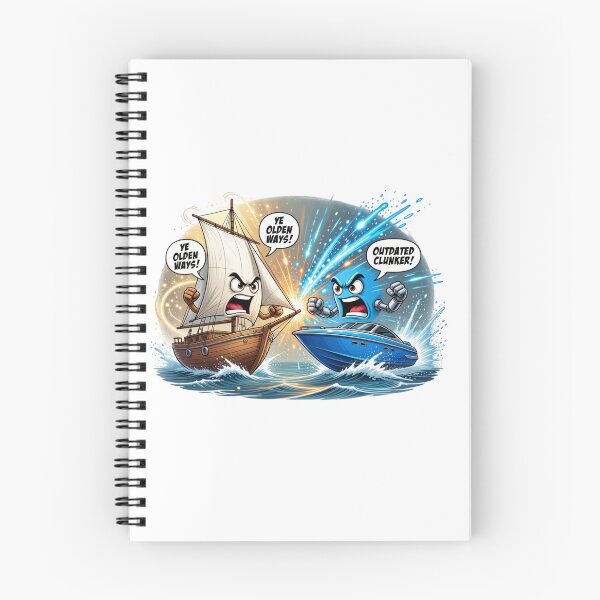 Item preview, Sailboat Speedboat Ocean Rivalry designed and sold by Imaginarium of Chaos falcon88 .