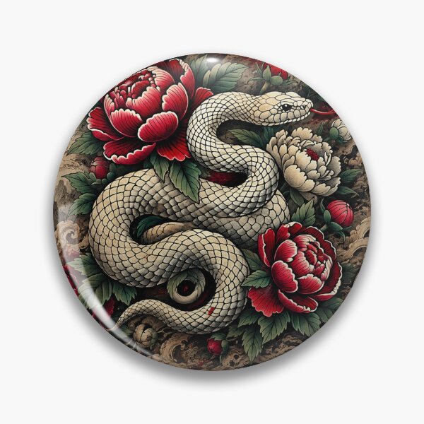 Item preview, White Serpent: Beauty, Wisdom, and Transformation designed and sold by Fei Long Design Hub.