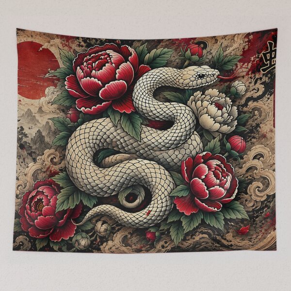 Item preview, White Serpent: Beauty, Wisdom, and Transformation designed and sold by Fei Long Design Hub.