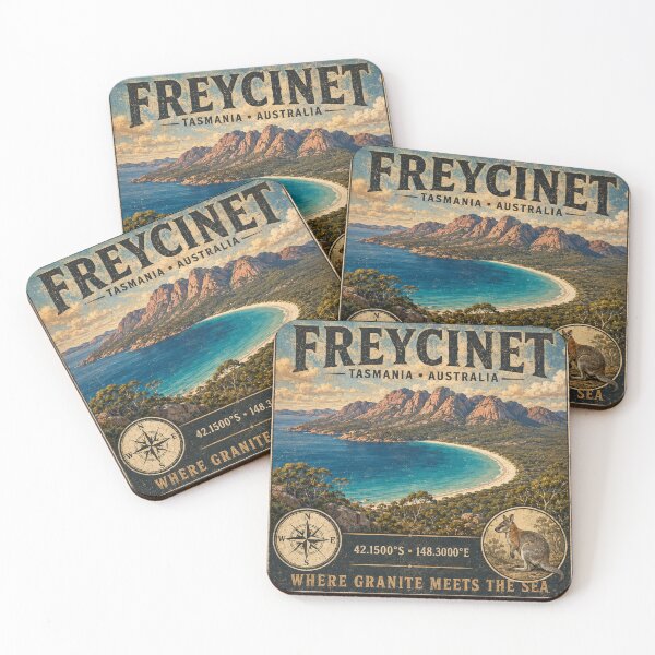 Item preview, Freycinet National Park Vintage Tasmania designed and sold by naturalsurvival.