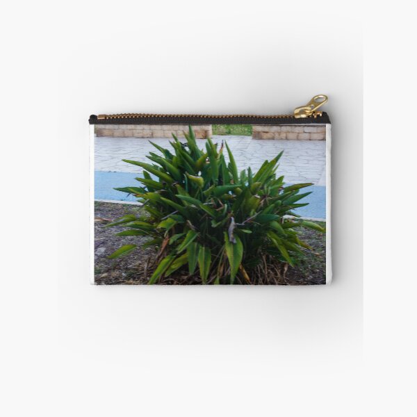 Item preview, Green Coastal Shrub on Seafront Promenade Overlooking Calm Ocean Horizon and Sandy Dunes designed and sold by Nmallia.