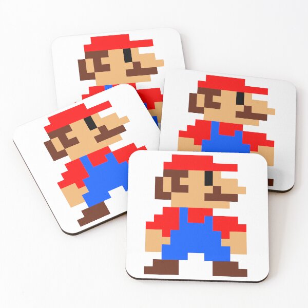 Item preview, Super Mario 8 Bit Pixel designed and sold by Shiningsticker8.