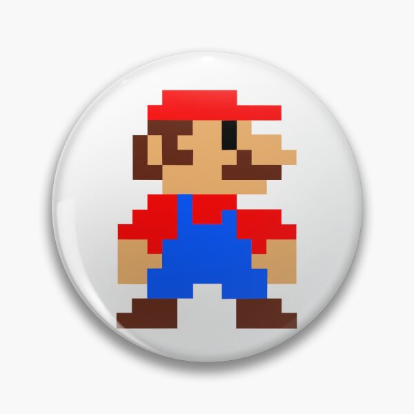 Item preview, Super Mario 8 Bit Pixel designed and sold by Shiningsticker8.