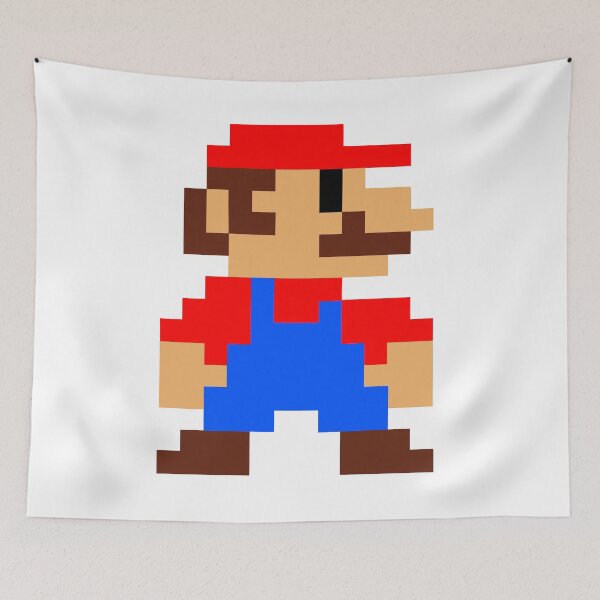 Aperçu de l'œuvre Super Mario 8 Bit Pixel créée et vendue par Shiningsticker8.