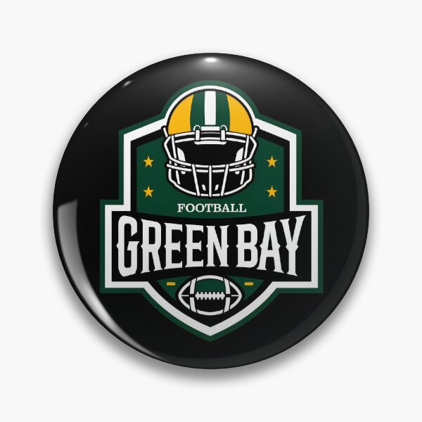 Item preview, Green Bay Football Helmet Badge designed and sold by AshleyWat77658.