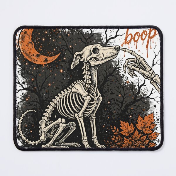 Item preview, Boop Halloween Dog Spooky Dog Mom Skeleton Dog Boop Funny Dog Lover designed and sold by Yellowriversss.