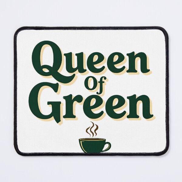 Item preview, Queen of Green – Friends Inspired Rachel Green Coffee Quote | Funny Central Perk Sitcom Sticker & T-Shirt designed and sold by Nene's design.
