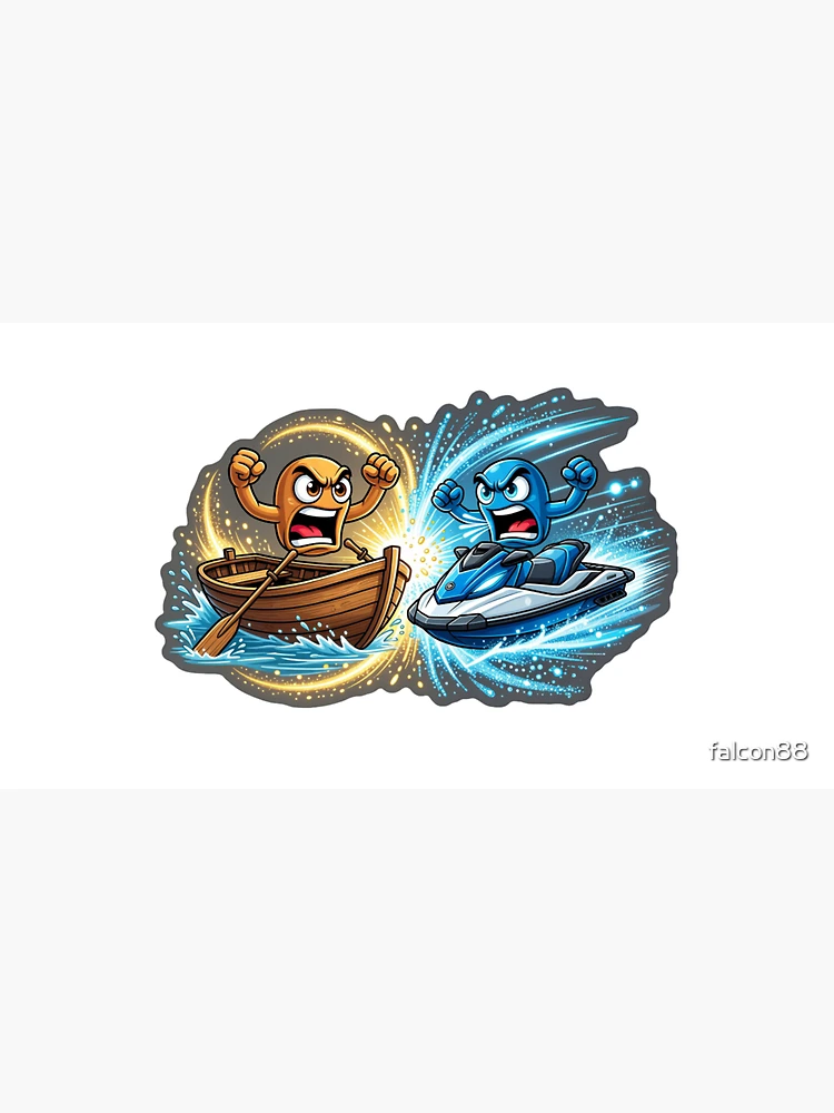 Thumbnail 3 of 3, Cap, Rowboat Transportation Rivalry designed and sold by Imaginarium of Chaos falcon88 .