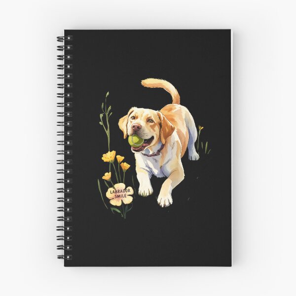 Item preview, Labrador Dog with Ball and Flowers designed and sold by carceresm.