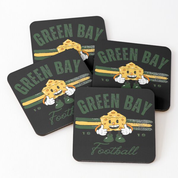 Item preview, Green Bay Cheese Mascot Football designed and sold by RhondaWal98235.