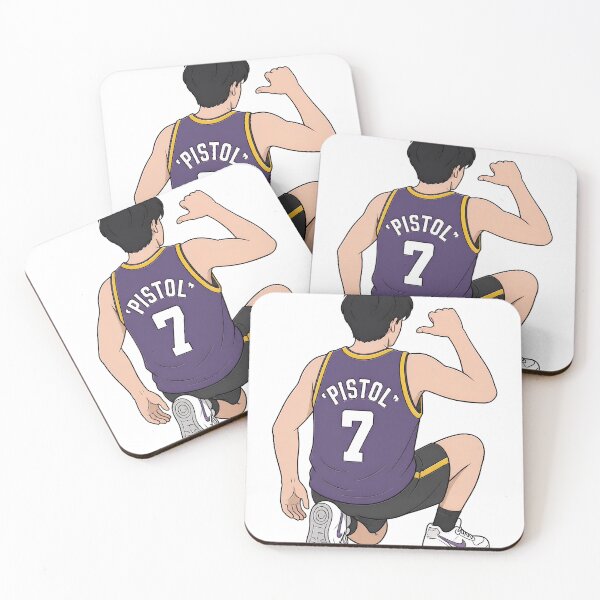 Item preview, Purple Basketball Player Number 7 designed and sold by theSilvaRoom.