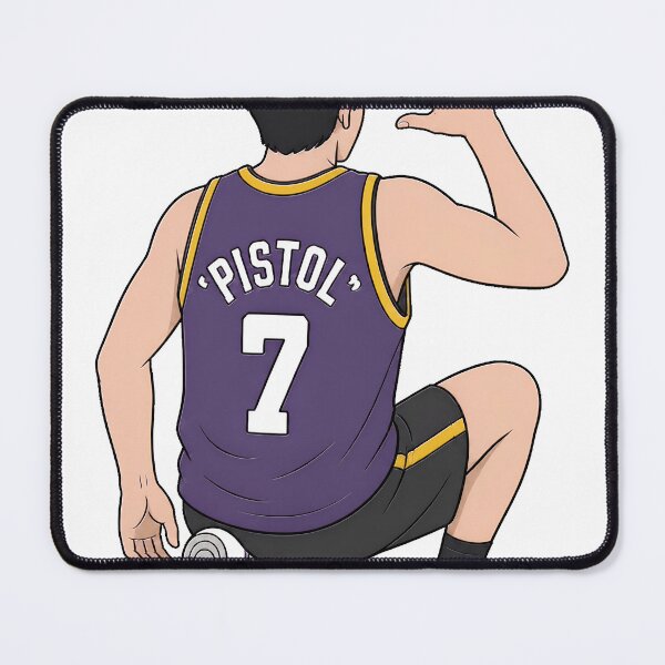 Item preview, Purple Basketball Player Number 7 designed and sold by theSilvaRoom.