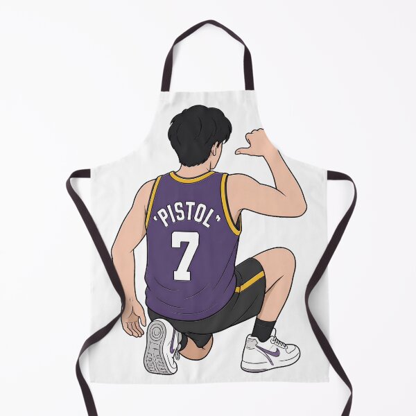 Item preview, Purple Basketball Player Number 7 designed and sold by theSilvaRoom.