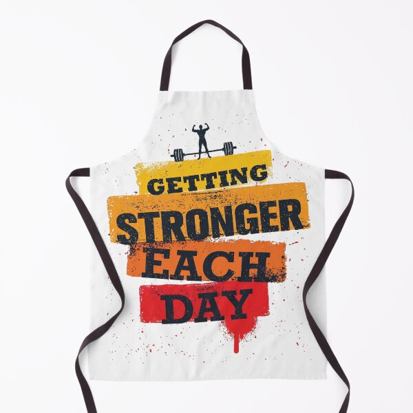 Item preview, Getting Stronger Each Day - Fitness & Gym Motivation designed and sold by Shopeon Designs.