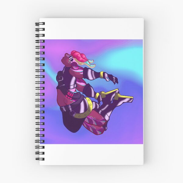Item preview, Futuristic Cyberpunk Woman in Dynamic Pose designed and sold by Catsi-Nook-Art.