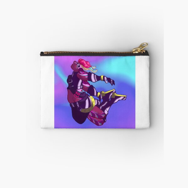 Item preview, Futuristic Cyberpunk Woman in Dynamic Pose designed and sold by Catsi-Nook-Art.
