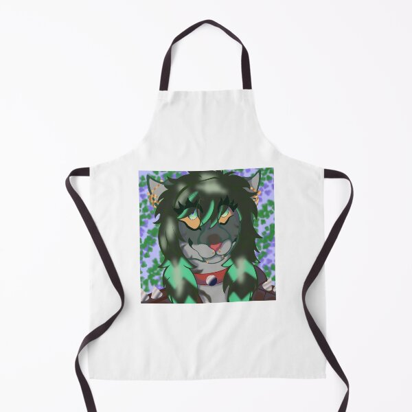 Item preview, Green-Haired Fantasy Cat Character Portrait designed and sold by Catsi-Nook-Art.
