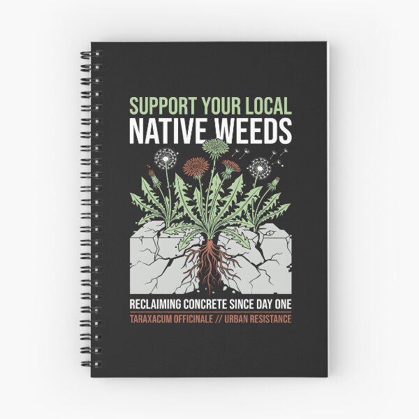 Item preview, Support Native Weeds - Botanical Urban Resistance Art designed and sold by SplashTastic.