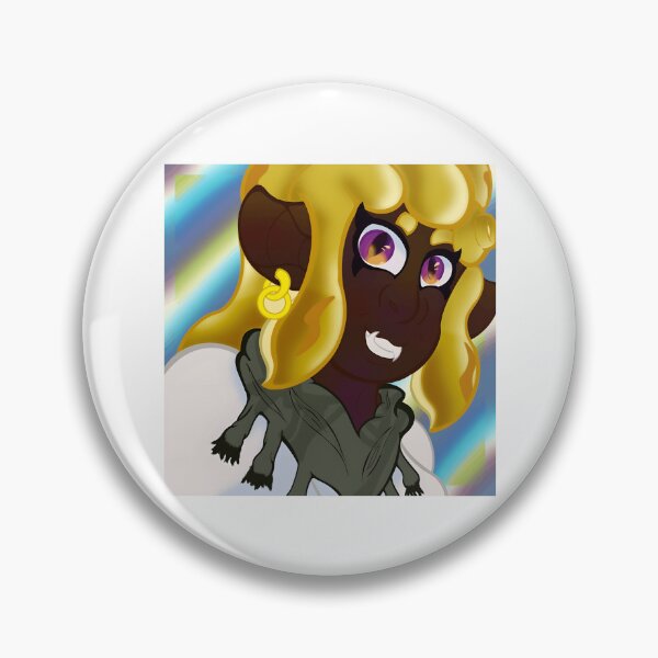 Item preview, Fantasy Portrait of a Dark-Skinned Character with Golden Hair designed and sold by Catsi-Nook-Art.
