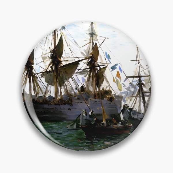 Item preview, Ships Riding at Anchor, Le Havre designed and sold by artdesignsnow.