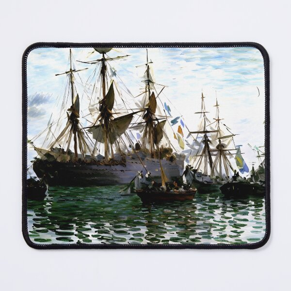 Item preview, Ships Riding at Anchor, Le Havre designed and sold by artdesignsnow.