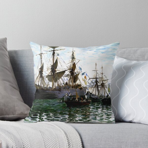 Item preview, Ships Riding at Anchor, Le Havre designed and sold by artdesignsnow.