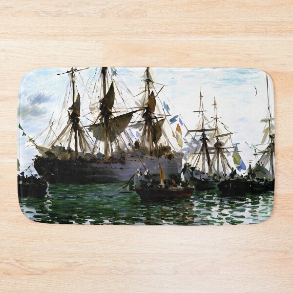 Item preview, Ships Riding at Anchor, Le Havre designed and sold by artdesignsnow.