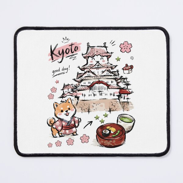 Item preview, Cute Japanese Castle Kyoto Doodle Art v2 designed and sold by RamyGallery.