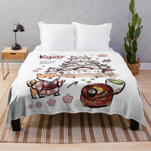 Item preview, Cute Japanese Castle Kyoto Doodle Art v2 designed and sold by RamyGallery.