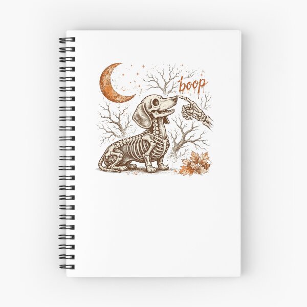 Aperçu de l'œuvre Boop Teckel Halloween Chien Squelette Maman Chien Halloween Drôle créée et vendue par Yellowriversss.