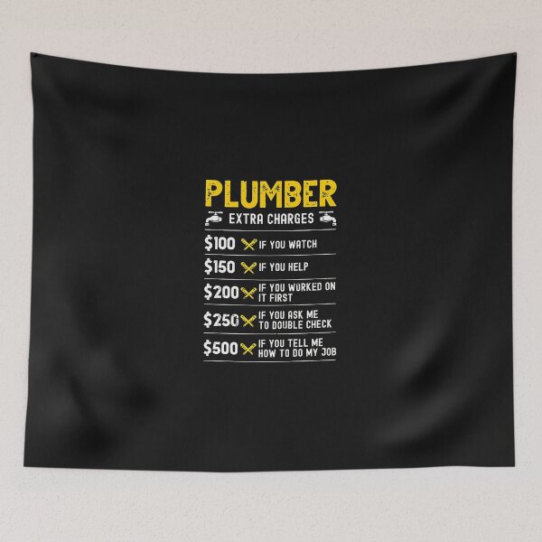 Item preview, Plumber Extra Charges Funny Pricing Tool Graphic designed and sold by drexelalb.