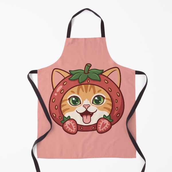 Item preview, cute strawberry cat designed and sold by tindian.