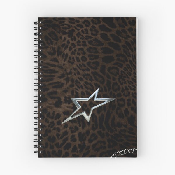 Item preview, Leopard Chrome Star: Y2K It Girl Cheetah Aesthetic designed and sold by BrontesWhimsyStore.