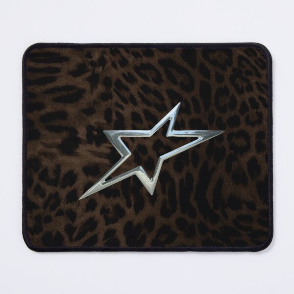 Item preview, Leopard Chrome Star: Y2K It Girl Cheetah Aesthetic designed and sold by BrontesWhimsyStore.