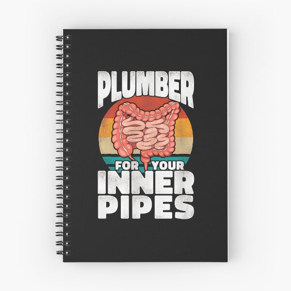 Item preview, Plumber for your Inner Pipes Retro Sunset Intestine Design designed and sold by campsderre.