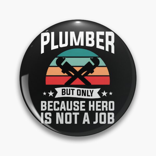 Item preview, Plumber Hero Retro Sunset Graphic designed and sold by campsderre.