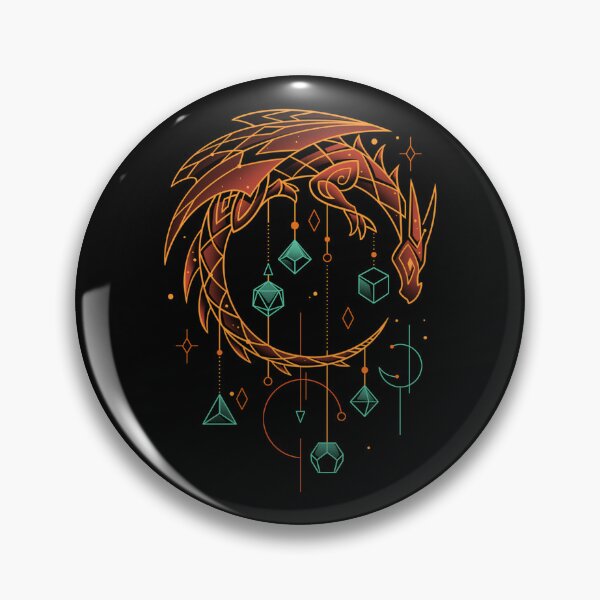 Item preview, Glowing Geometric Wyrm Polyhedral Dice designed and sold by FJMA.