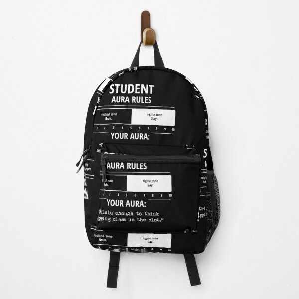 Item preview, Student Aura Rules Funny Gen Z Slang Meme designed and sold by SugaDesigns.