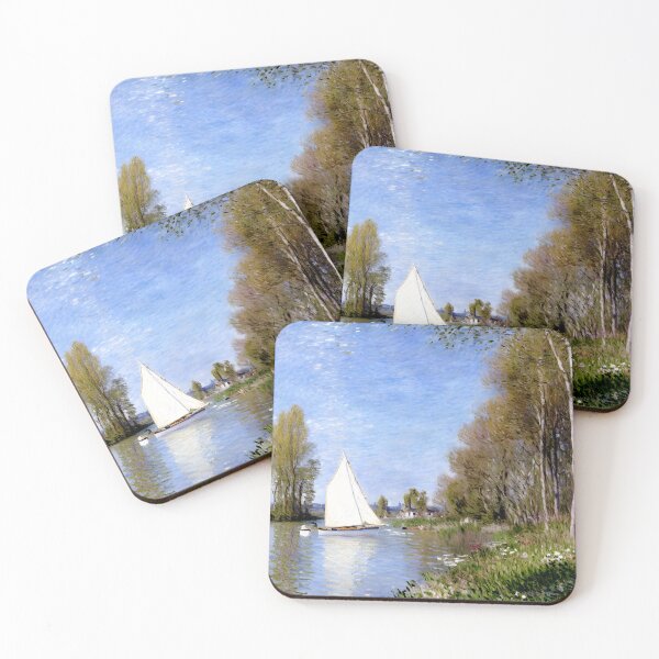 Item preview, Small Boat on the Small Branch of the Seine at Argenteuil designed and sold by artdesignsnow.