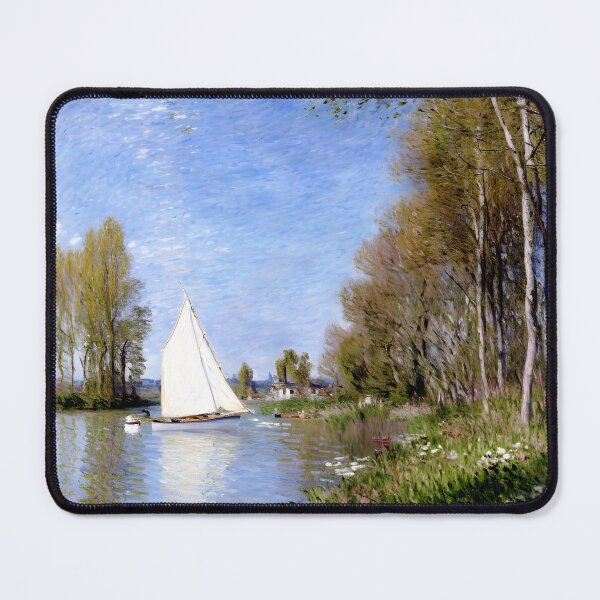 Item preview, Small Boat on the Small Branch of the Seine at Argenteuil designed and sold by artdesignsnow.
