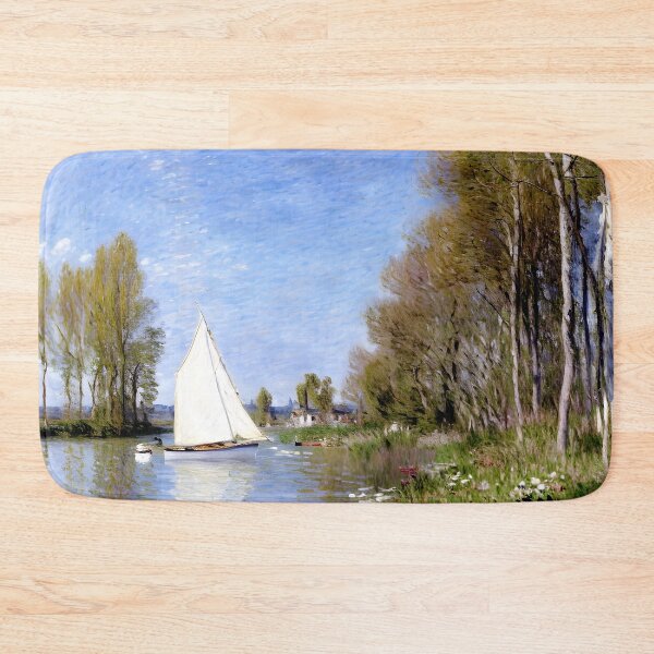 Item preview, Small Boat on the Small Branch of the Seine at Argenteuil designed and sold by artdesignsnow.